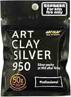 アートクレイシルバー 950 (銀粘土)50g Amazon.co.jp: 相田化学工業 ART CLAY アートクレイシルバー950