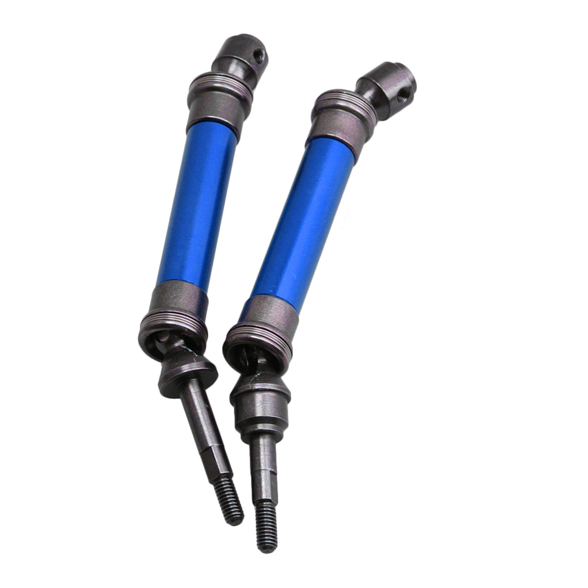 Mxfans 4Pcs RC1:10 Front and Rear Drive Shafts Replacement for TRAXXAS 4X4 Rally Car