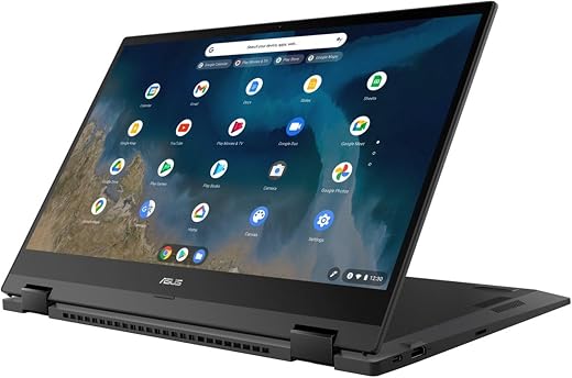ASUS Chromebook Flip CM5, 15.6" Touchscreen Full HD NanoEdge Display, AMD Ryzen 3 3250C Processor, 64GB eMMC, 4GB RAM, Backlit Keyboard, Wi-Fi 5, Chrome OS, Aluminum, Mineral Gray, CM5500FDA-DN344T