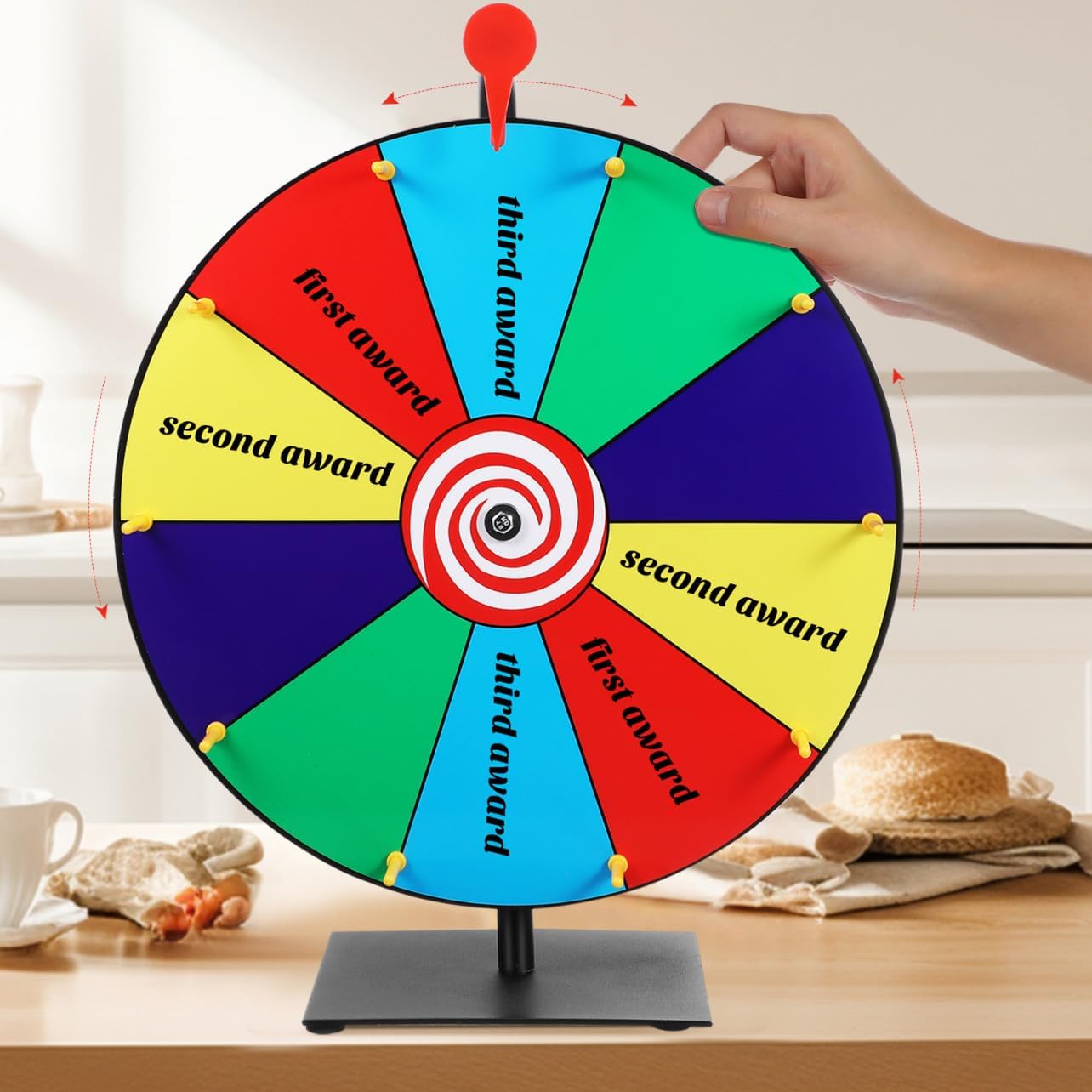 Fortune Game Prize Wheel Roulette Wheel for Parties Carnival Activities