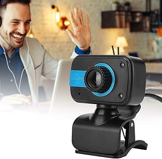 USB Computer Webcam Adjustable Autofocus Camera 480P CMOS Video with Built in Microphone for Display Laptop Windows 2000 XP Win7 Win8 Win10 Vista
