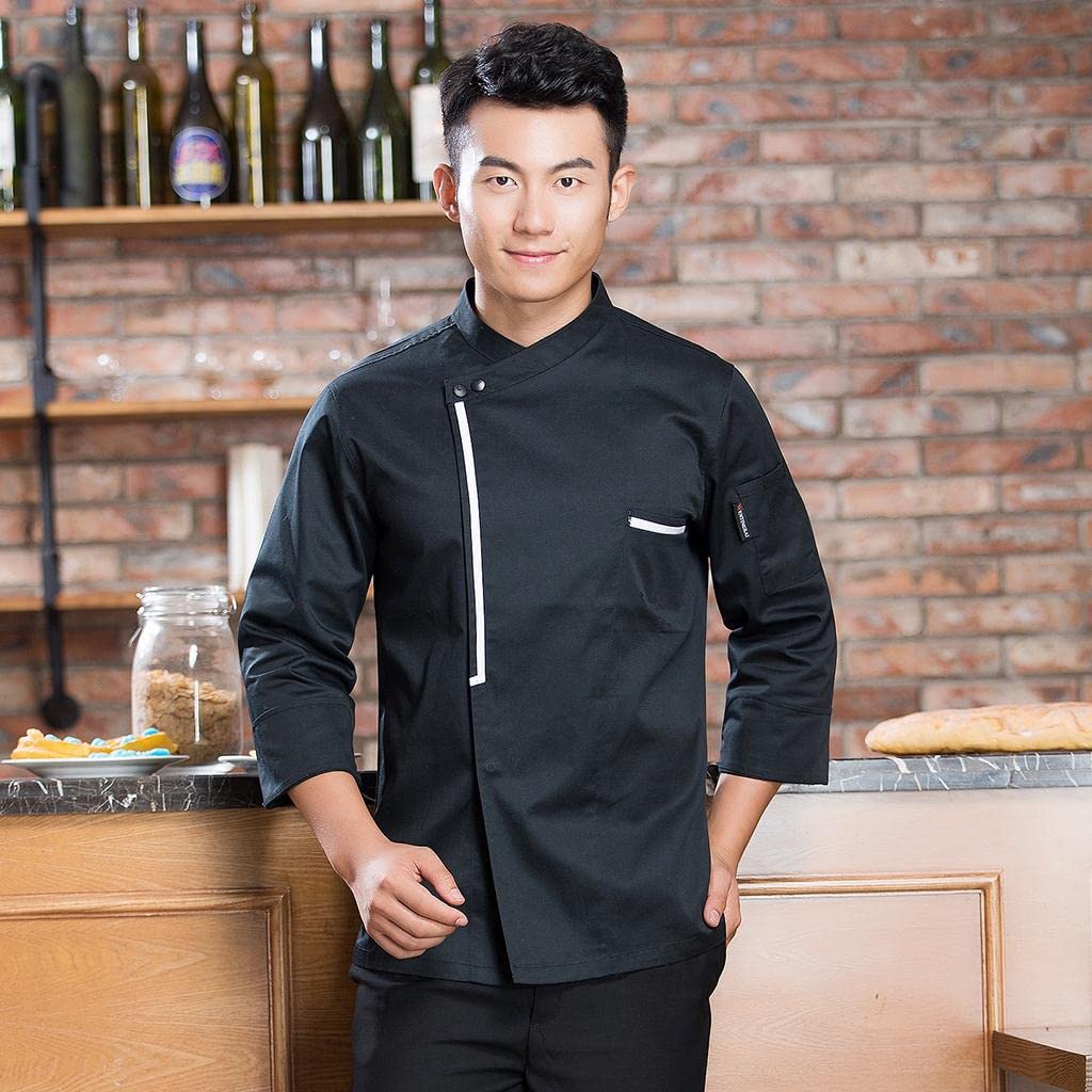 predolo Chaqueta de Manga Larga, Ropa de Cocina, Chaqueta de Gastronomía, Camisa