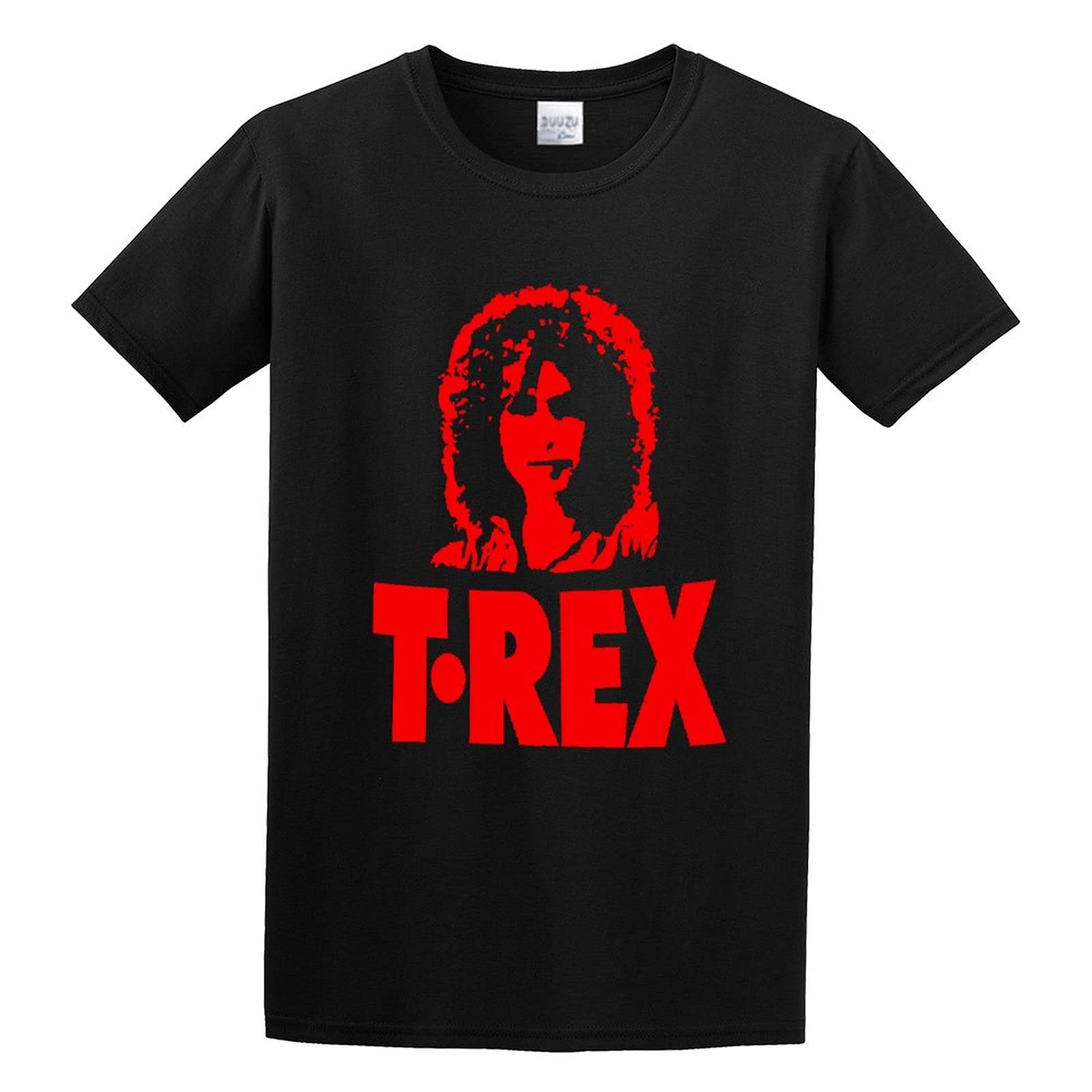 Berrahi Unisex Black T.rex Marc Bolan T-Shirt Funny Top Graphic Tee For Men M