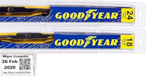 Miniatura 1 de Premium - Juego de escobillas de limpiaparabrisas para Scion tC 2011-2016 - Escobillas para conductor y pasajero y adhesivo de recordatorio