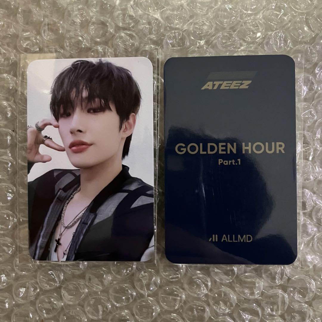 Amazon.co.jp: Ateez golden hour all md 予約特典トレカ ミンギ 