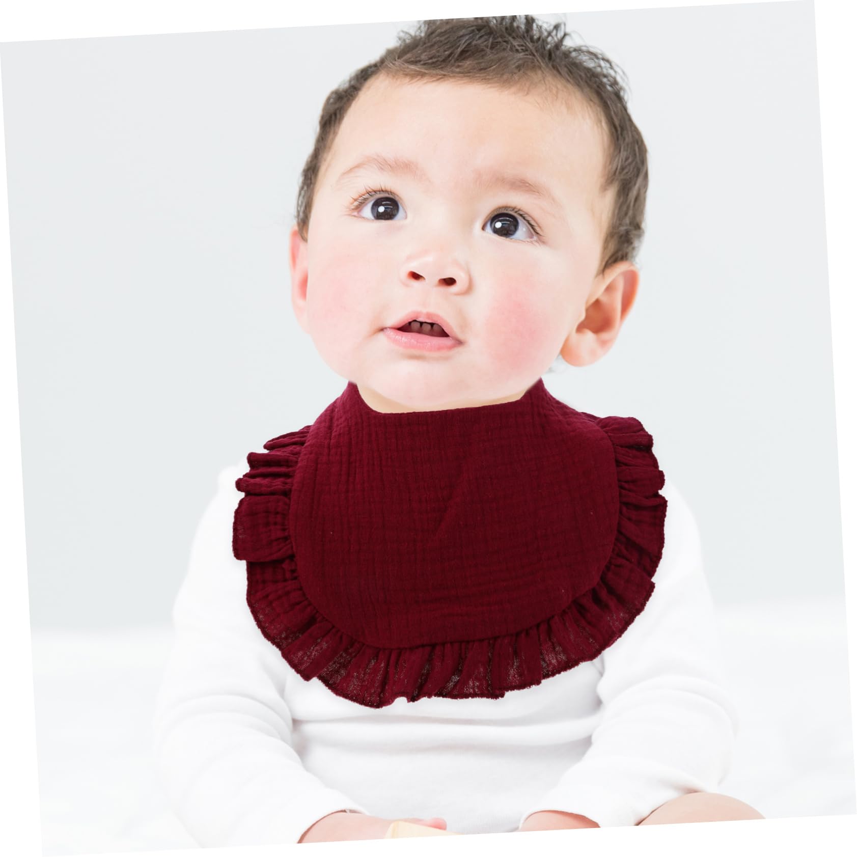 Balacoo 8 piezas Baberos Bandana para Niña Algodón Súper Absorbentes para Niñas Recién Nacidos para Babear y Dentición Lavables y Secado Rápido