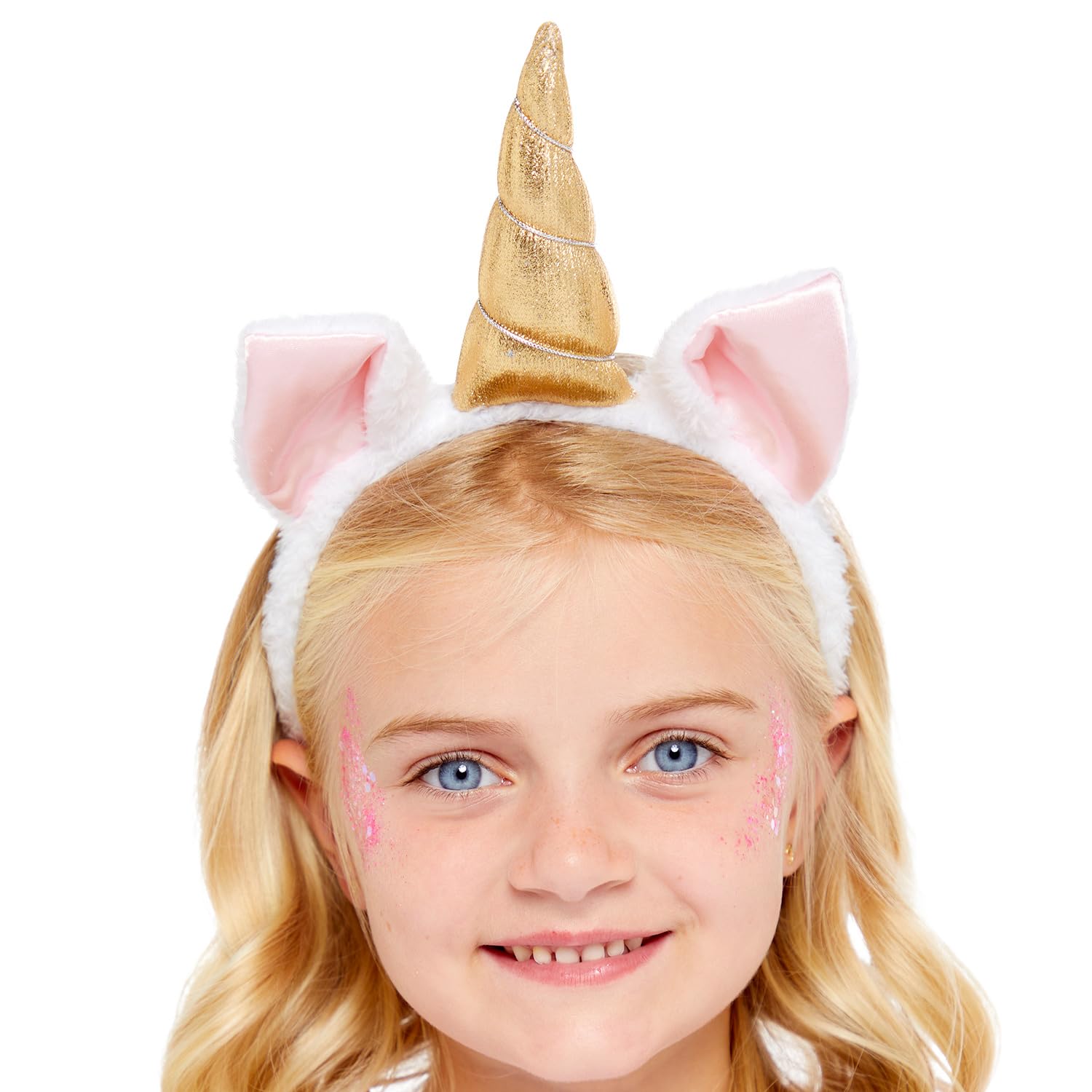Plush Unicorn Headband, Multi - Image 2