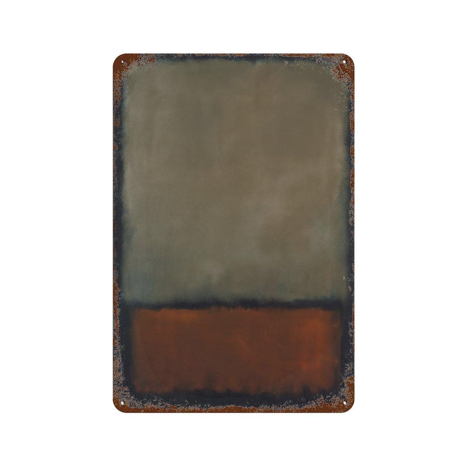 xiaoxiaoshen Mark Rothko A Exhibition As Housewarming Gift Or Livingroom Decor Wall Decor Art Metal Tin Poster Modern Home Decor Art Home Bar Shop Decorations Vintage Sign 30x20cm