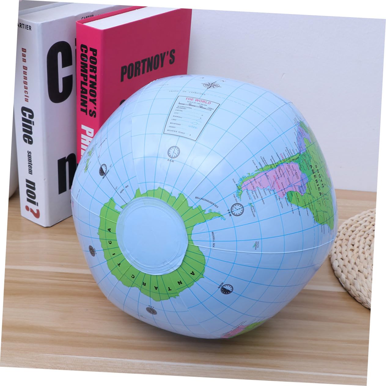 BESPORTBLE Palloni 8 da Spiaggia a Forma di Globo Gonfiabili in Pvc Leggero e Galleggiante per Giochi Estivi in Spiaggia e Feste di Compleanno