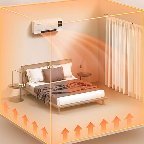 Miniatura 3 de KAMNIK Mini aire acondicionado, mini ventilador de refrigeración y calefacción, mini ventilador de aire portátil de 2000 W, conjunto de aire