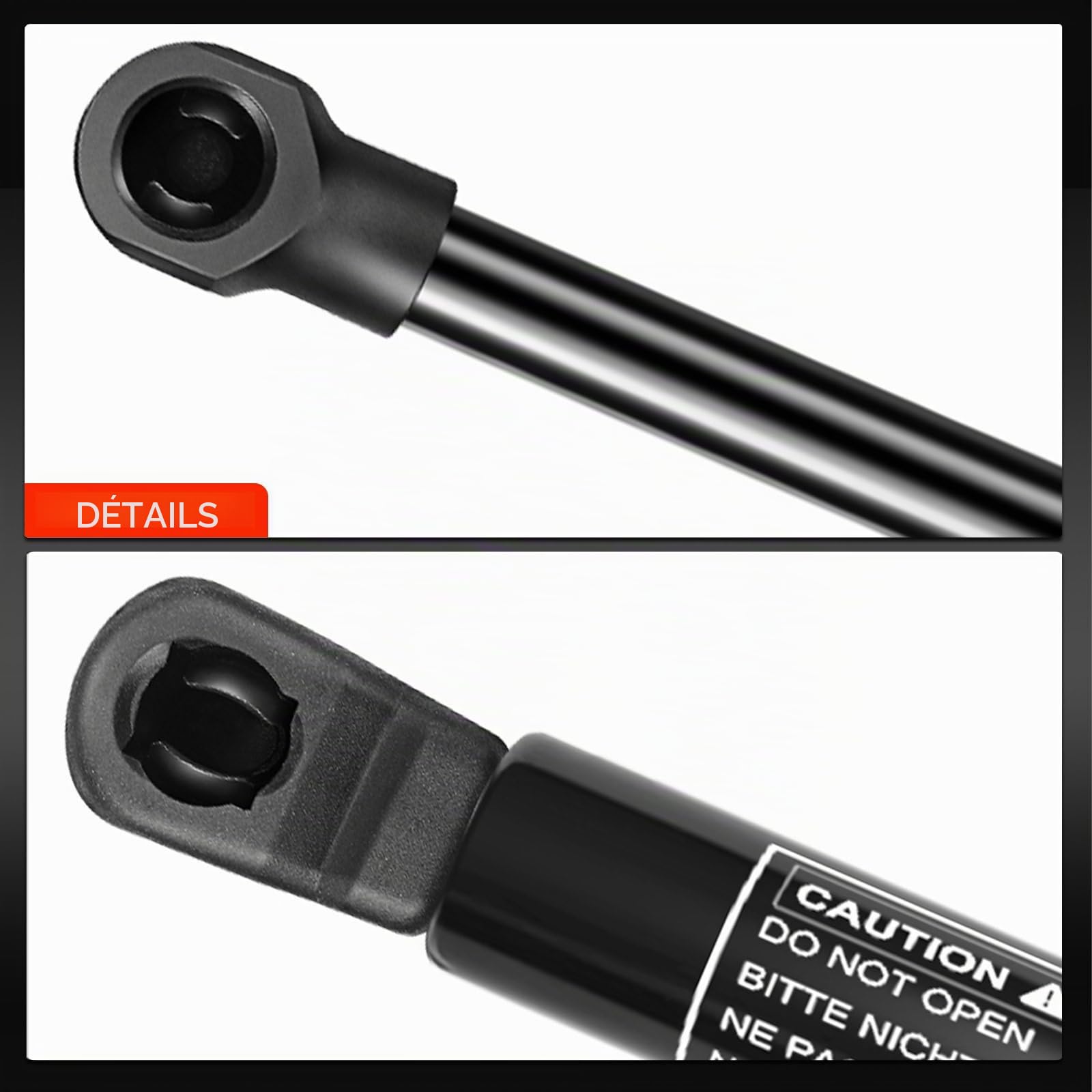 Frankberg 2x Amortisseurs de hayon à ressort à gaz noirs 1J6827550C | Compatible avec: ,,,