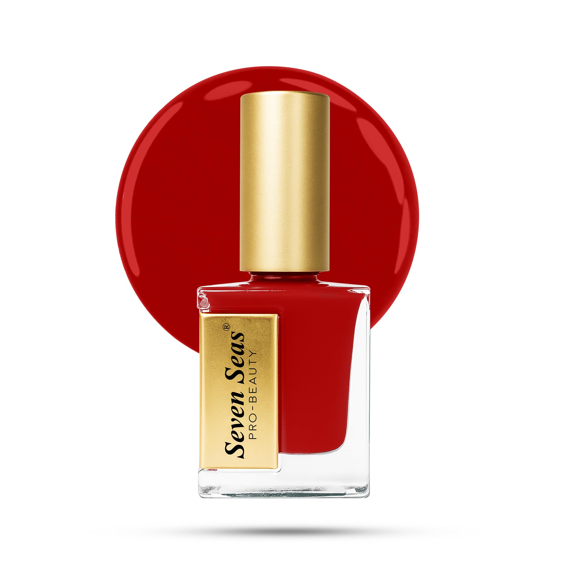 Seven Seas Candy Coat Nail Polish | Long Lasting | Quick Drying | Non-Chipping | Nail Polish For Women (Crimson Red)-image-7