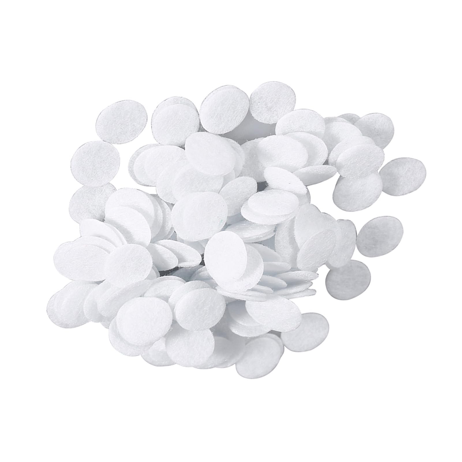 Filtro de microdermoabrasión, almohadillas de filtro redondas de nuevo filtro de algodón 500 piezas para la máquina de belleza de eliminación de puntos negros (10 mm/0,39 pulgadas)