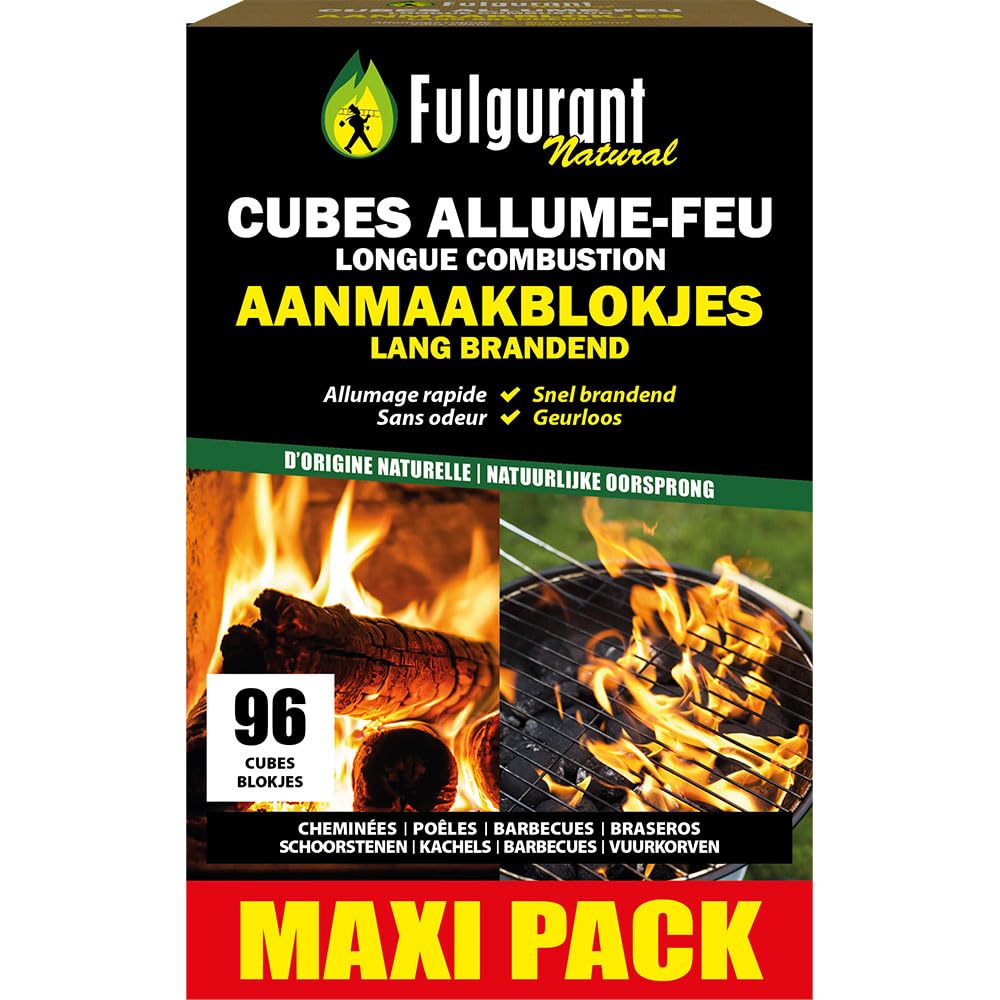 Fulgurant - Fire Starter Cubes, 96 pieces