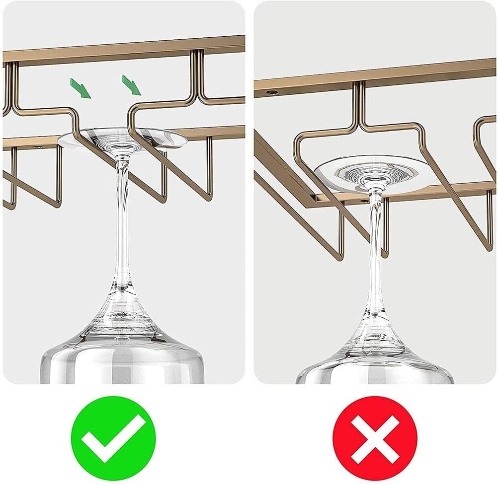 Wine Glass Rack Metal Goblet Holder Hanging for Bar Kitchen Home Storage Tool
