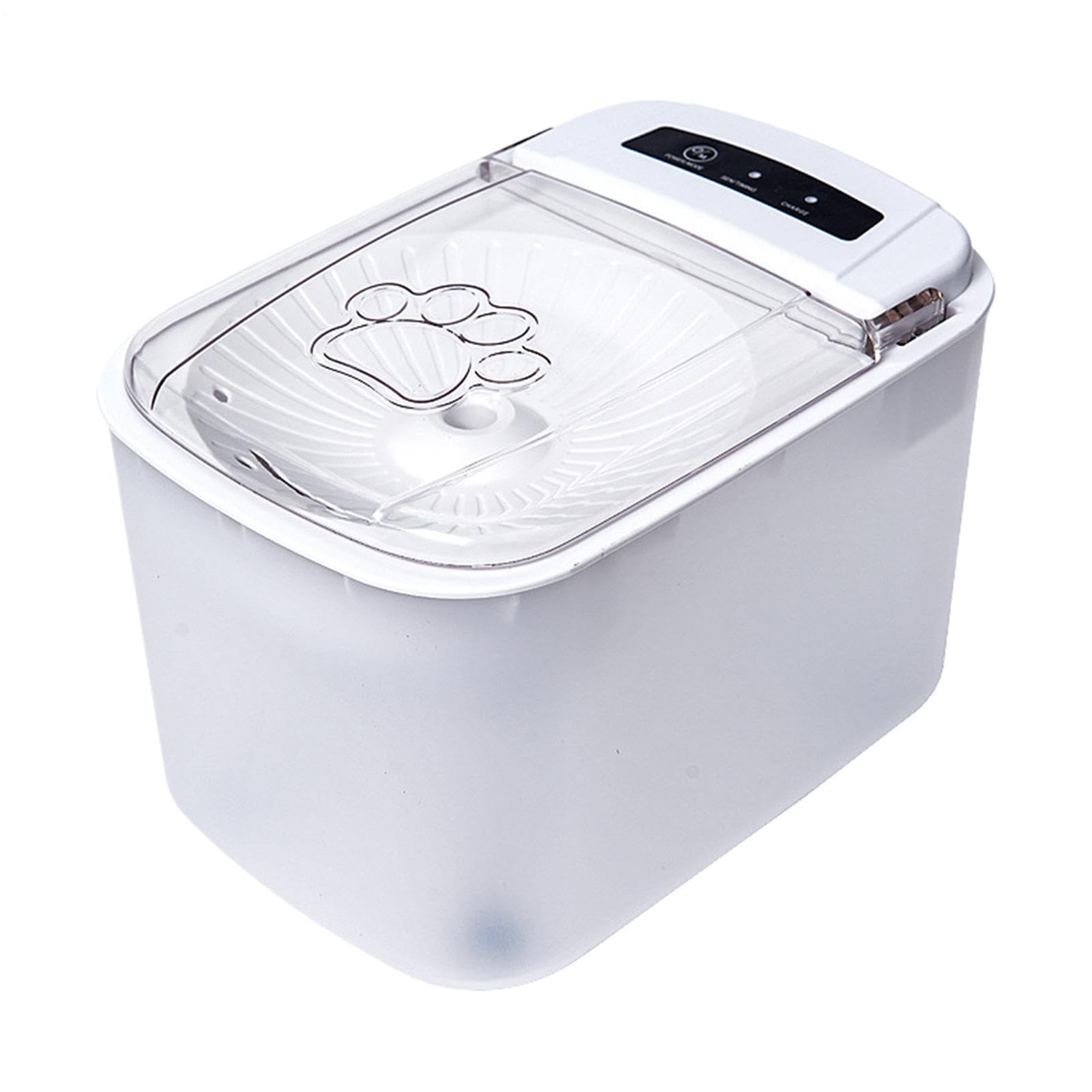 Fuente de agua para gatos Bebedero Automático 3L | Fuente para perros con tapa con apertura automática mediante sensor Apartamento, área de juegos, cocina y hogar