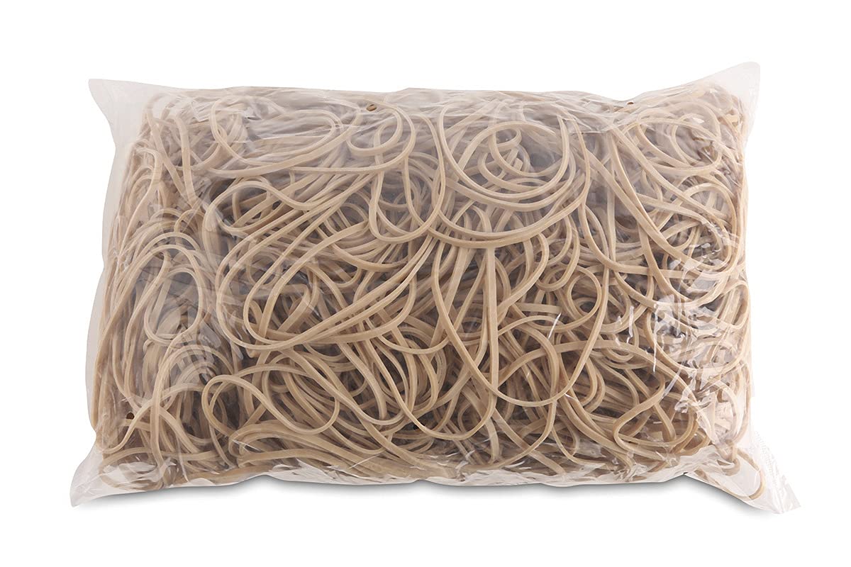 Rubber Bands OFFICE PRODUCTS Diameter 80mm 1,5x3mm 1000g Natural/Small Office Accessories/Type-Standard/Material-Rubber/Weight (g)-1000 / Colour-Natural/Size-1,5x3mm