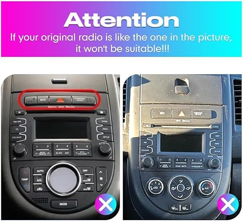 Miniatura 2 de Kunfine Coche Android Navegación Estéreo GPS Radio Reverse Cámara Pantalla 9 "IPS Pantalla Táctil Headunit Tablet Pad Media Player para Kia Soul