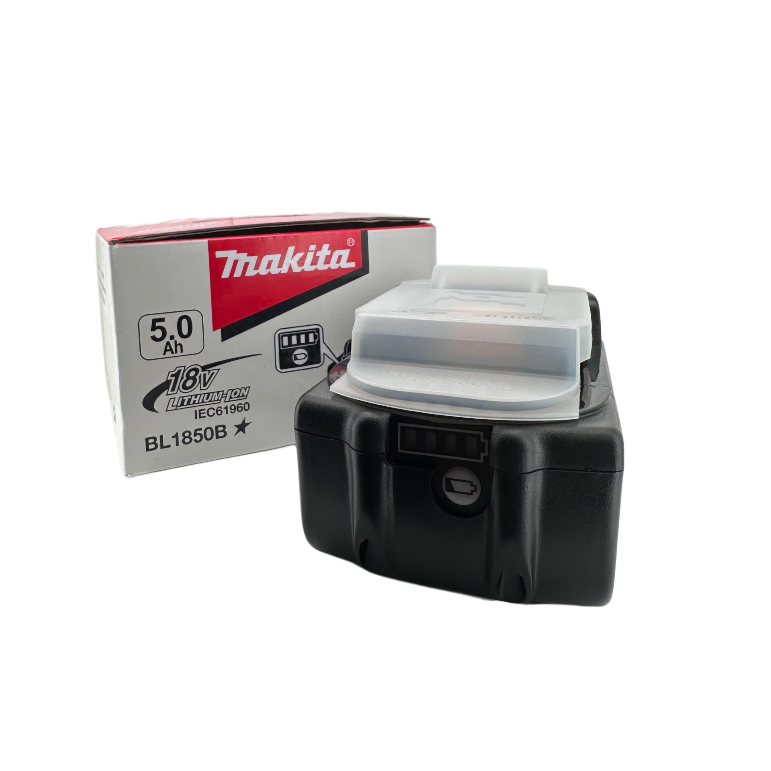 Batteria di ricambio da 18 V 5,0 Ah compatibile con Makita BL1850B | Batteria agli ioni di litio per utensili LXT