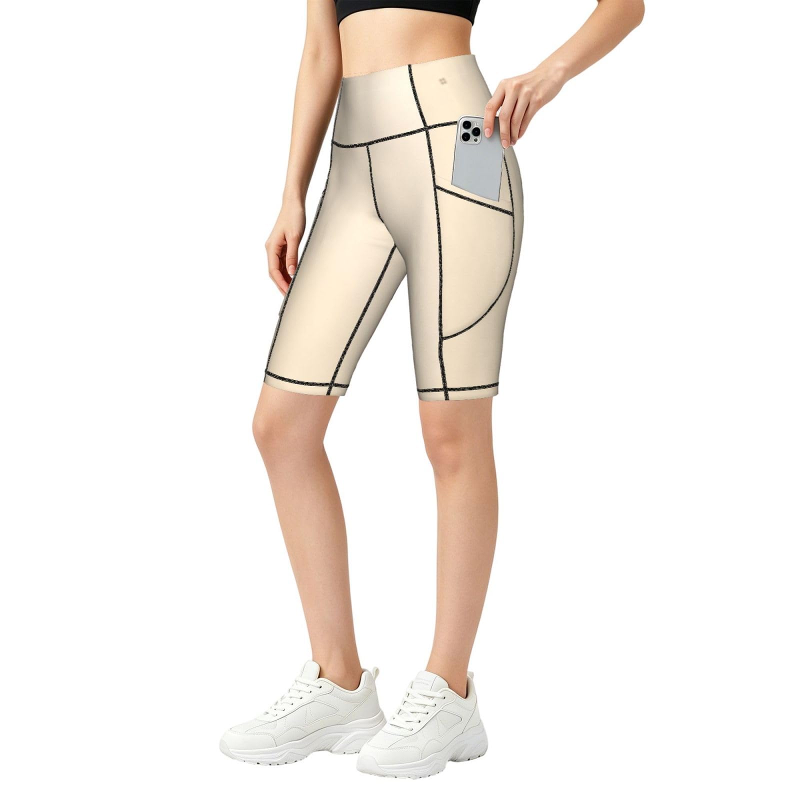 Legginsy kompresyjne do kolan z wysokim stanem