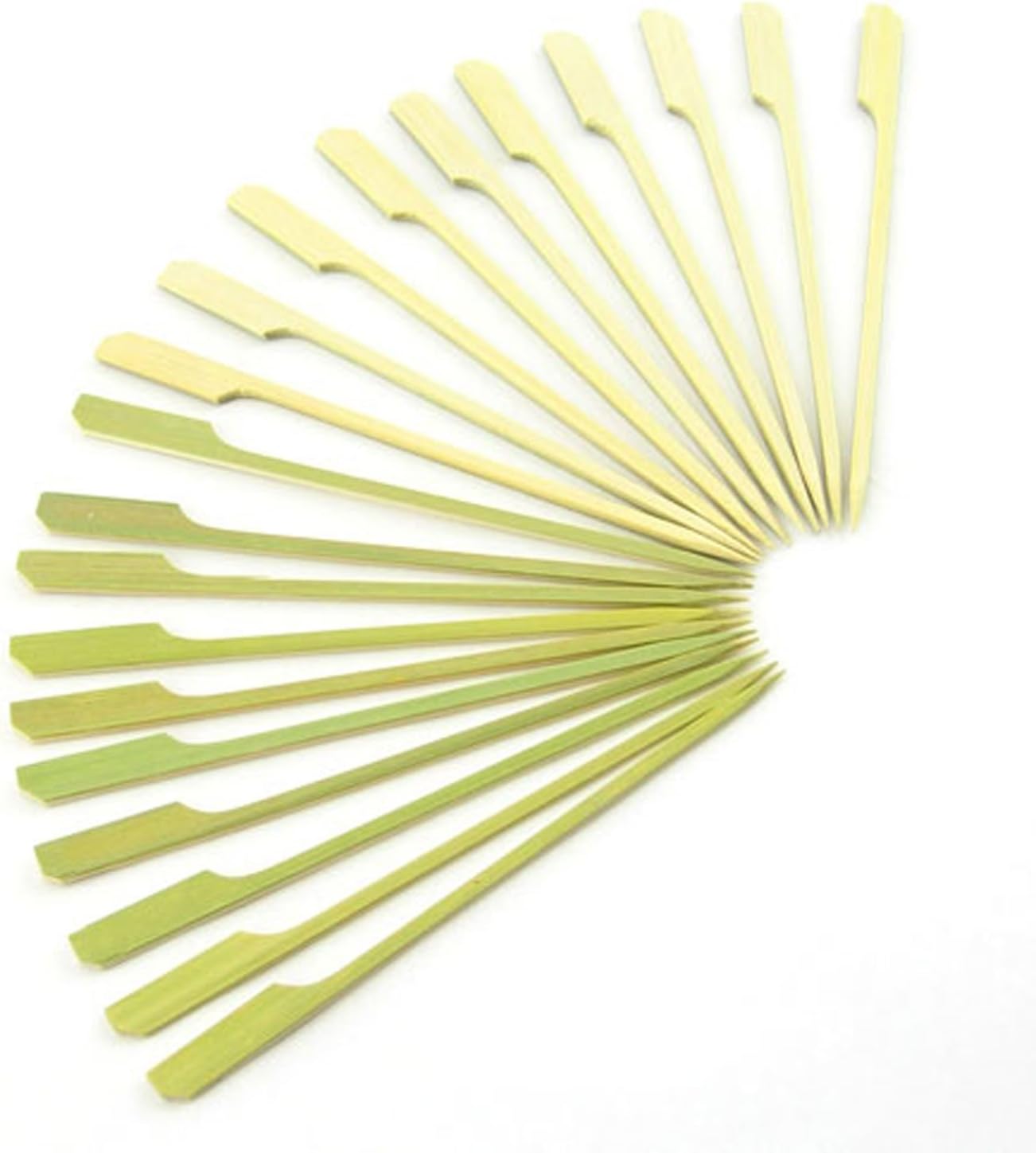 JapanBargain, 7-Inch Bamboo Paddle Picks – 800 Count Skewers for Cocktail Appetizers, Yakitori, BBQ, Fruit Kabobs, Party Snacks