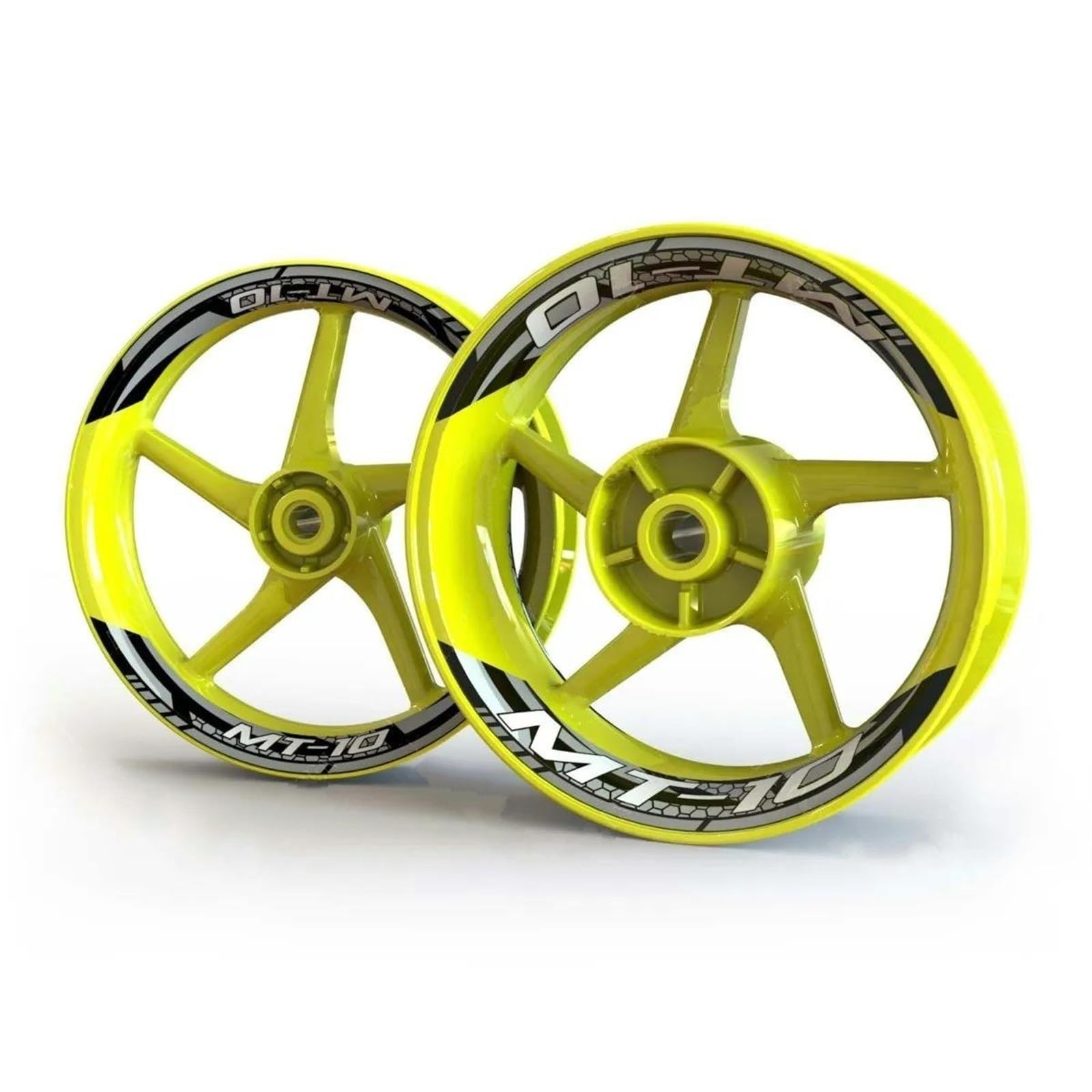 Wheel Stickers Motorcycle Rim Reflective Sticker for MT10 MT-10 MT 10 Wheel Hub Decals Waterproof Strips Stickers Rim Reflective Decal