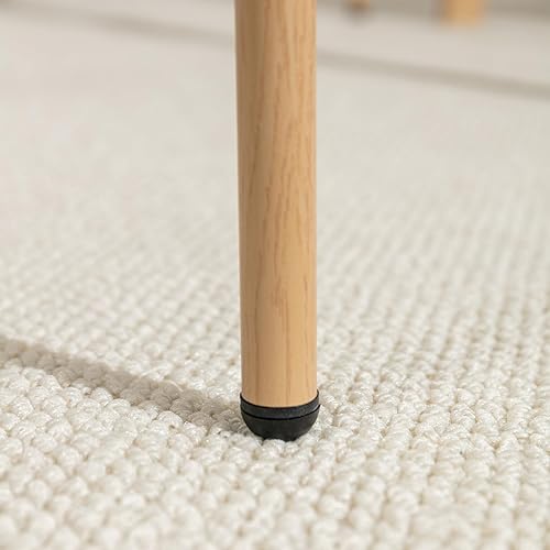 Miniatura 7 de COSVALVE Juego de 6 sillas de comedor bohemias, sillas de comedor tapizadas de caña con respaldo de ratán, patas de metal, para cena, sala de estar,