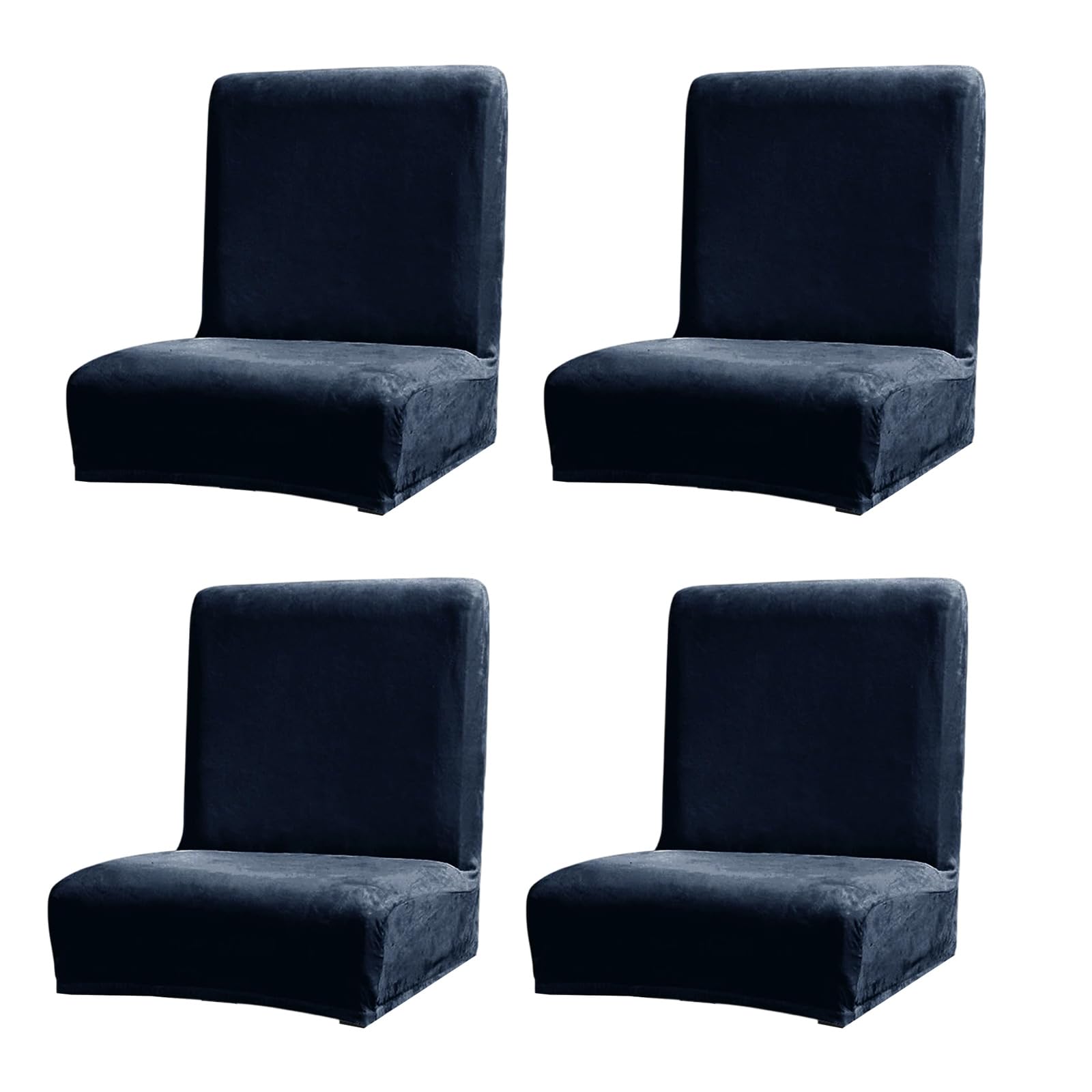 Shurhome Dining Chair Slipcovers Machine Washable Polyester Fabric Nonslip Designs for Home Decoration Chair Slipcovers for Home
