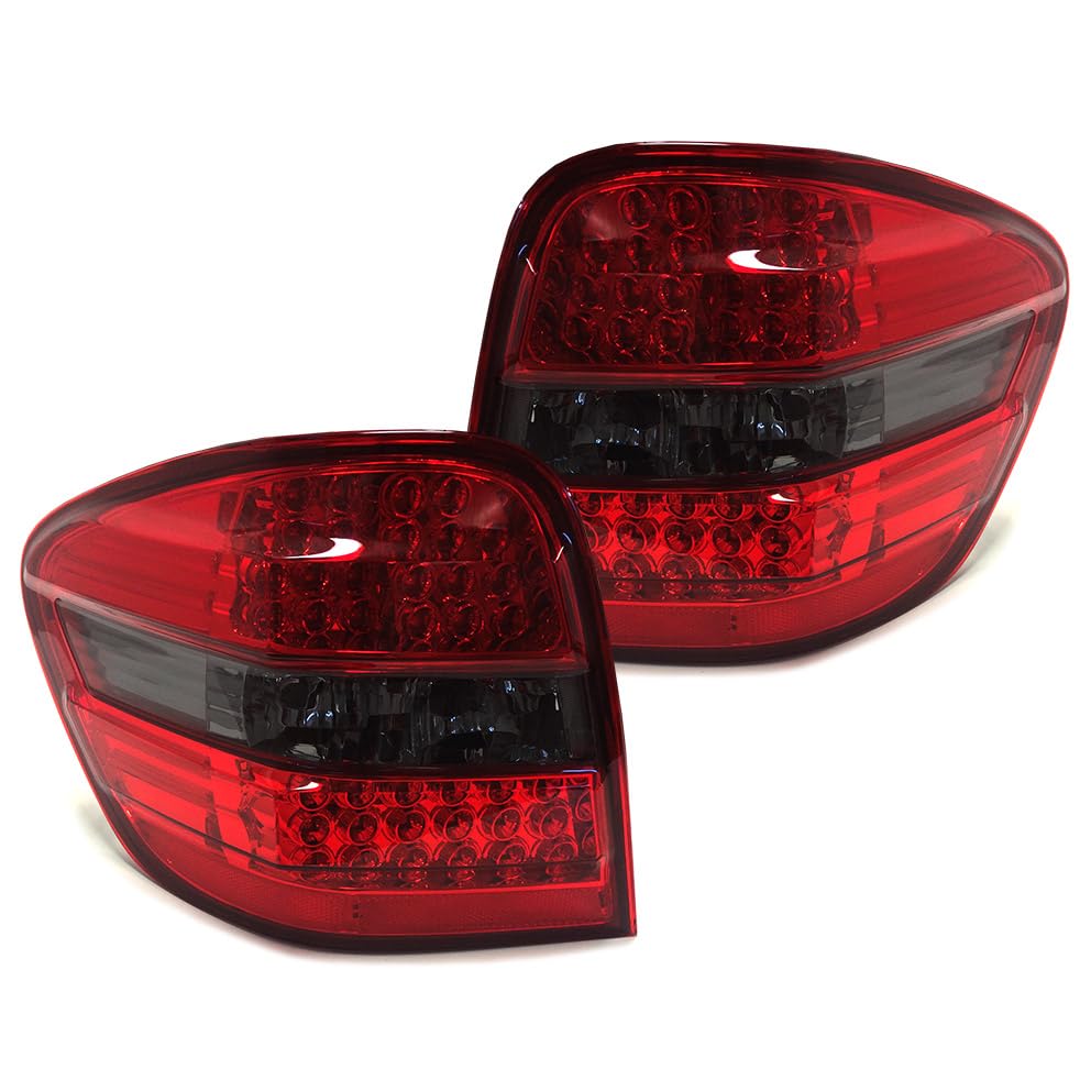 Feux arrières rouges noirs LED Mercedes ML W164 2005-2008 EUROPETUNING 00840