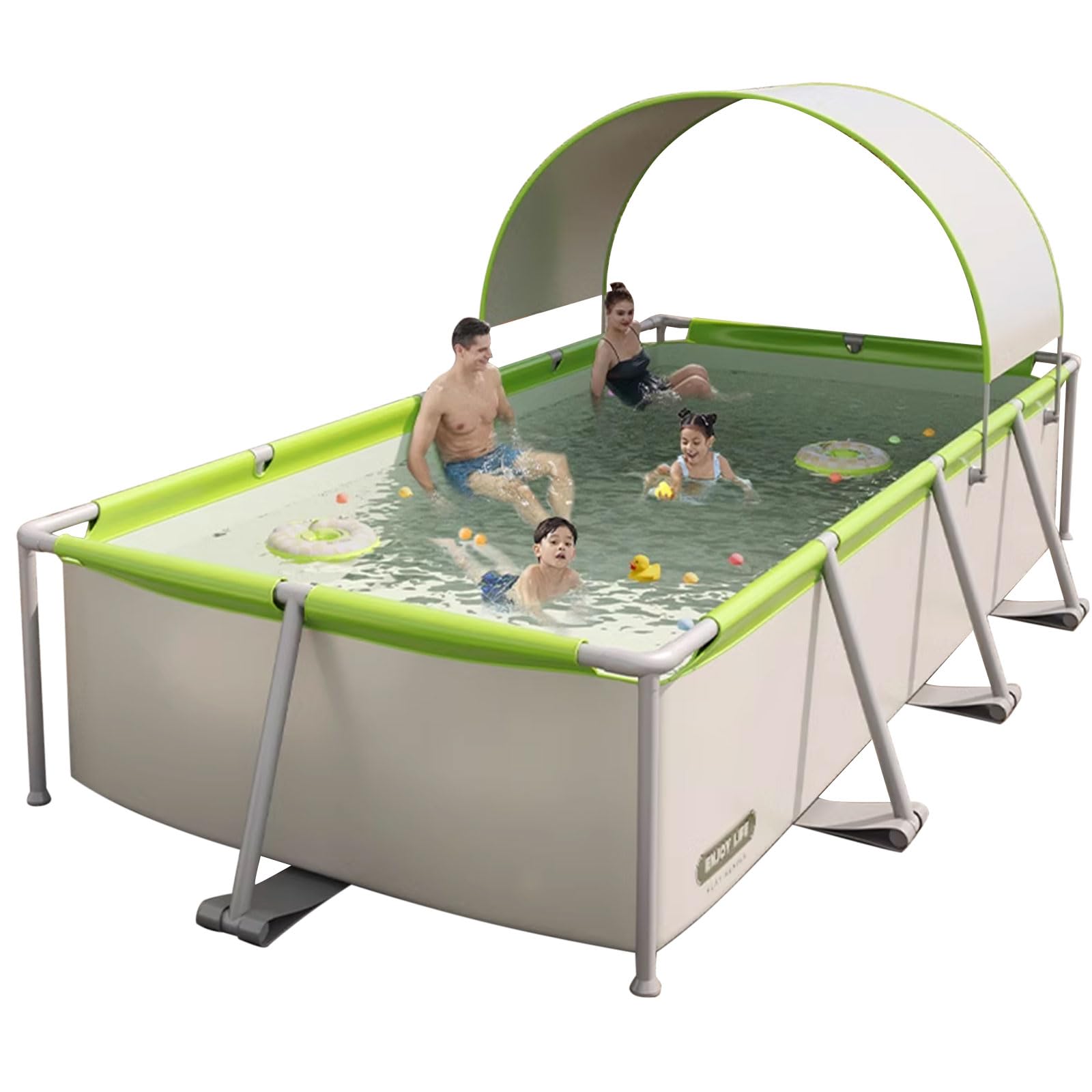 Amazon.co.jp: Shilanmei【屋根付き フレームプール】 大型プール 空気