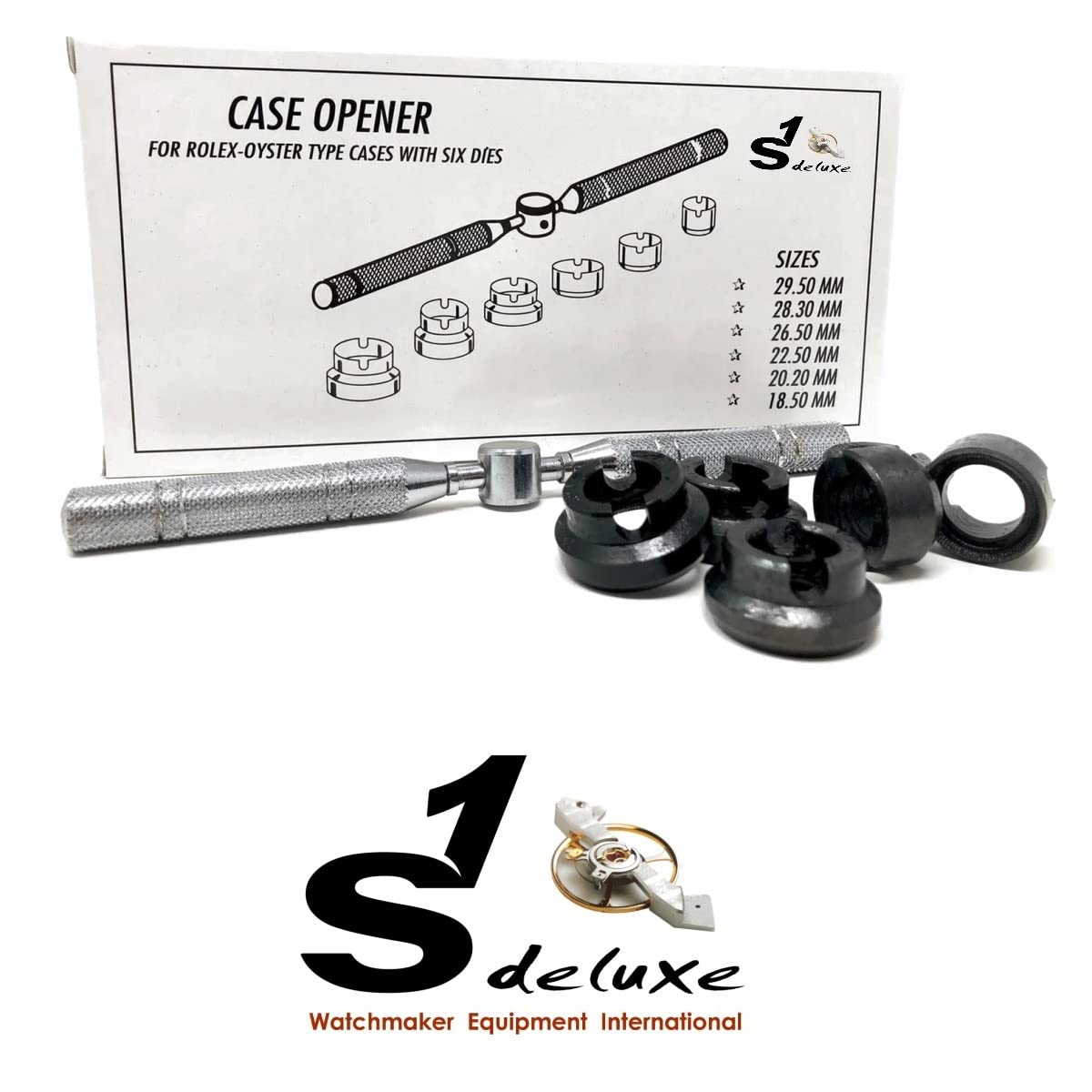 Gehäuseöffner S1 DELUXE - Uhrenwerkzeug zum Öffnen von RLX und TDR Uhren sowie Nachbauten