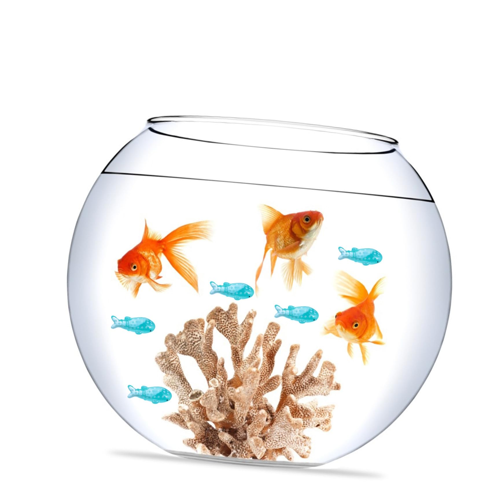 DOITOOL 150piezas Adorno De Acuario Miniatura De Ballena para Decoración De Pecera Diseño Creativo y Adorable Compatible Agua Dulce y Salada Fácil De Limpiar