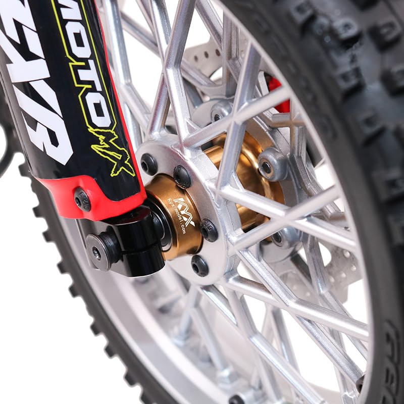KYX Racing Aluminum Front Wheel Hub Upgrades Parts Accessories for 1/4 RC Motorcycle Losi Promoto-MX