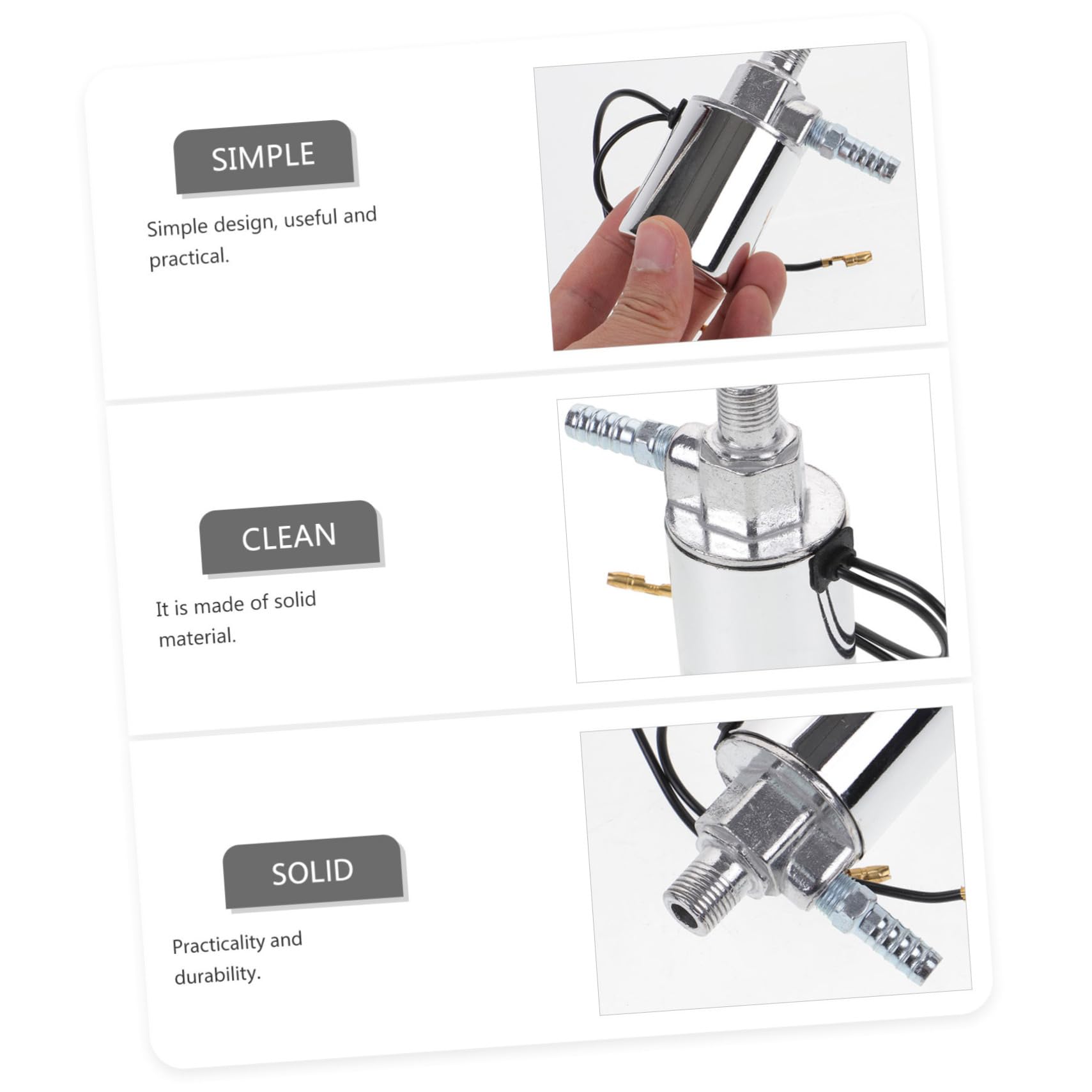 TOPBATHY 5 Válvulas Solenoides Para Bocina De Camión Válvula Electromagnética Bocina De Aire Bocina De Tren Bocina De Aire Solenoide Para Camión Bocina De Aire Para Camión Bocina De