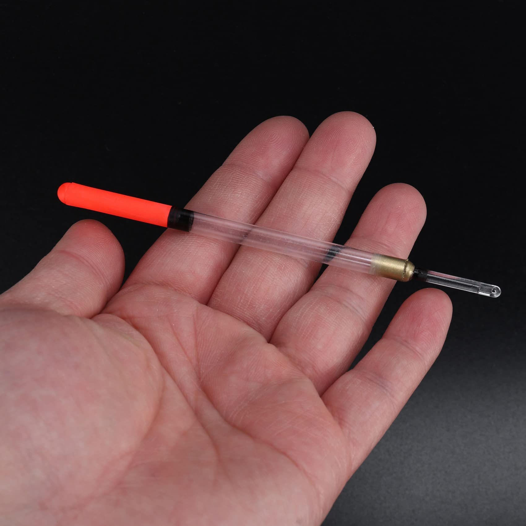 Fermi Lenza Gomma Nera VIPMOON 600 Pezzi Stopper Da Pesca, 6 In 1