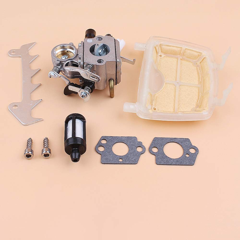 Tiempo Beixi Filtro de Aire del carburador Púa de Tope Tala Perro Kit Compatible con Stihl MS181 MS171 MS201 MS211 Motosierra Recambios Zama C1q-S269