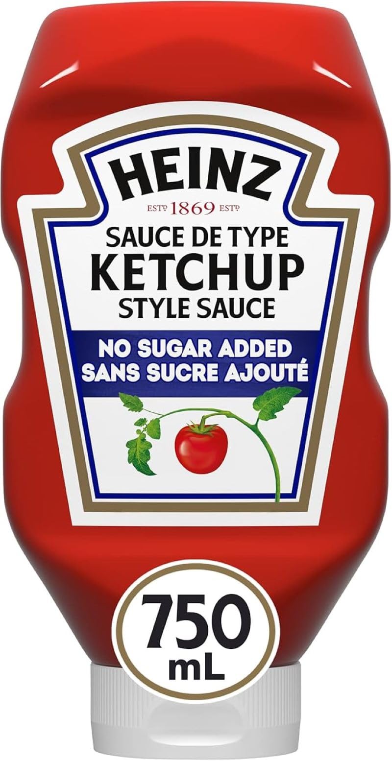HEINZKetchup No Sugar Added 1 Count 750ml 25.36 fluid ounces From Canada