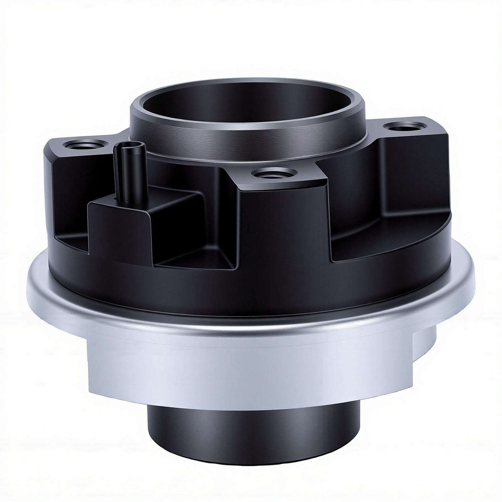 SIXRUN Buje del CigüeñAl del Equilibrador Armónico del Motor, Acero Al Carbono con Silicona, Buje de Polea de Repuesto OEM, Apto para Reparación y Reemplazo de Motores B2300 1994