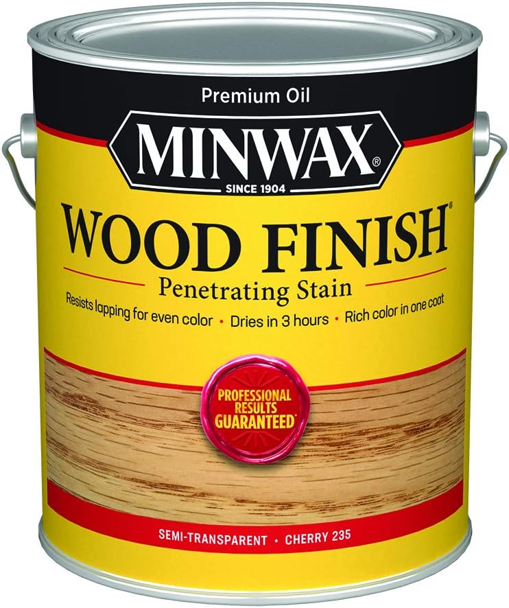 Minwax 710790000 Wood Finish 250 VOC Compliant, Cherry Stain, Gallon