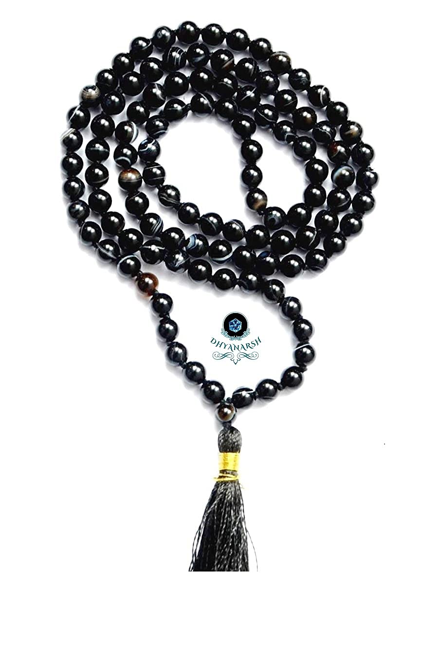 DHYANARSH Original Sulemani Stone Mala For Evil Protection And Dosh For Unisex Adult (B092SBP4SK) Amazon Price History, Amazon Price Tracker