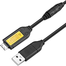 Digital Camera Data Cable USB Cable Data Sync SUC Cable Compatible with Samsung CL80 ES55 ES60 ES63 ES65 ES67 ES70 ES71 ES73 ES74 ES75 ES78 EX1 HZ10W HZ15W HZ5W HZ30W EX1 SH1 SH100 M110