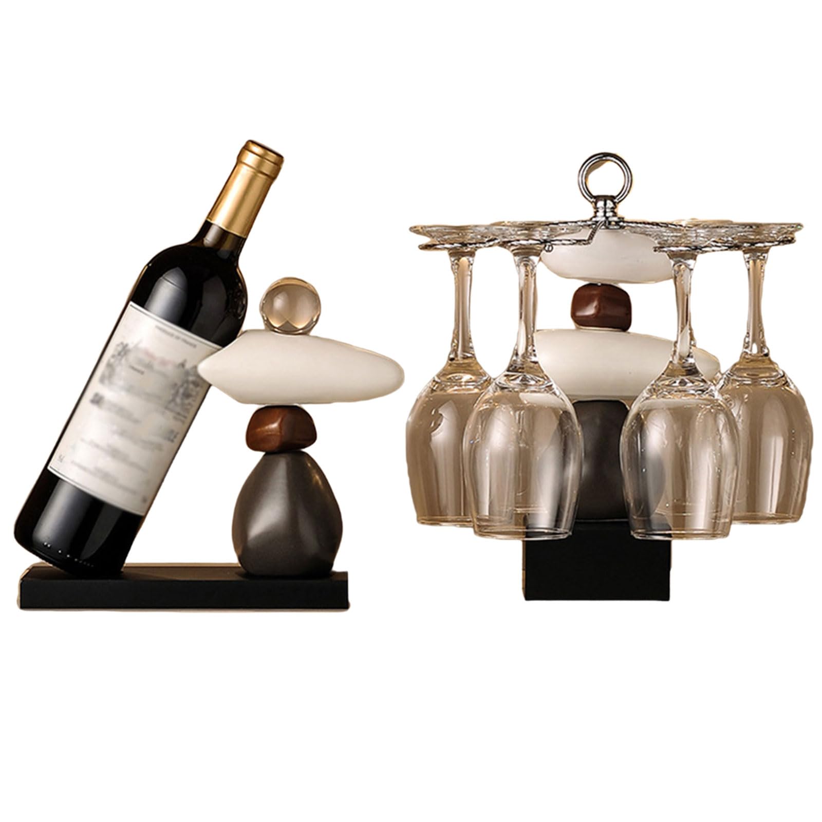 Porte-bouteilles moderne pour sublimer le comptoir de cuisine