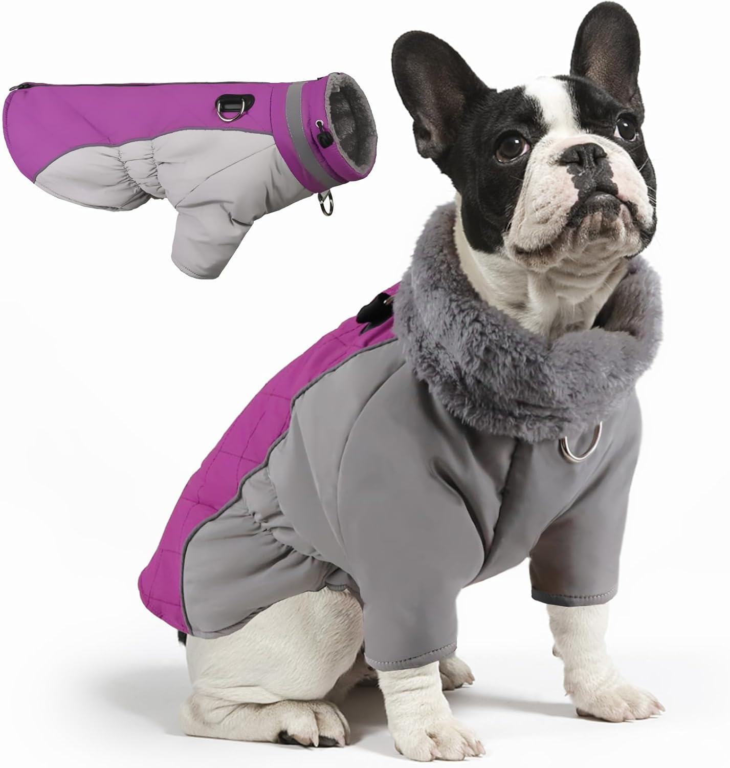 Winter Dog Coat Warm Dog Jacket Soft Fleece Lined Dog