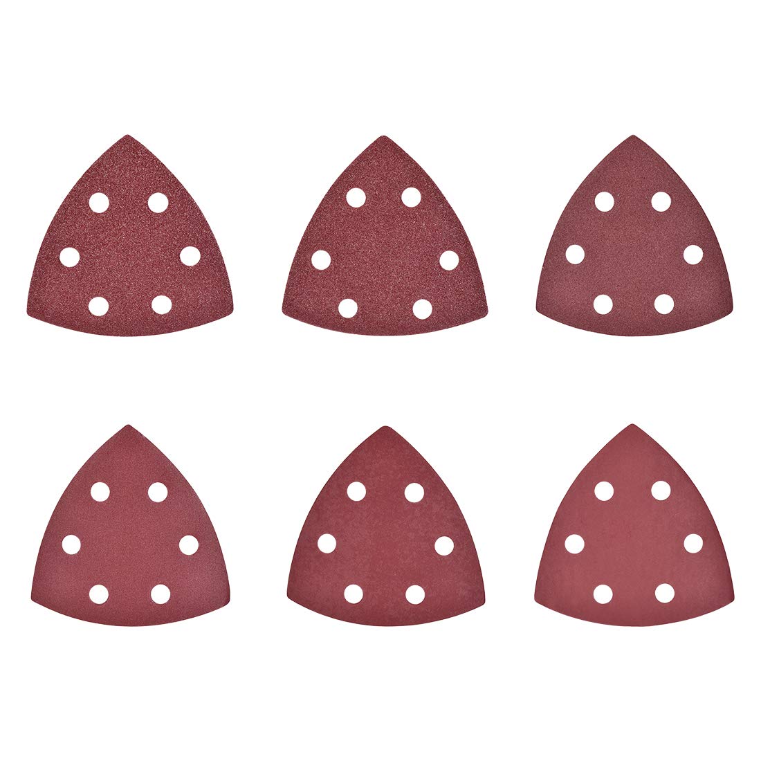 uxcell 30pcs Triangle Detail Sander Sandpaper Sanding Paper Sander Pads