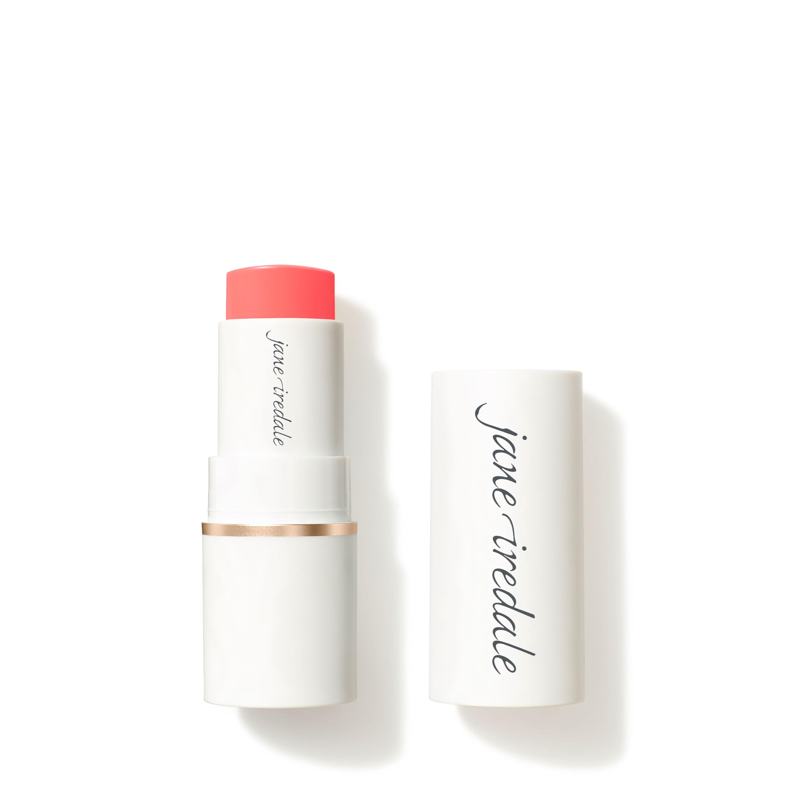 jane iredale Glow Time Blush Stick | Creamy Multitasking Makeup with Skin Nourishing Ingredients | Non-Comedogenic, Vegan & Cruelty-Free | 5 Shades Fervor