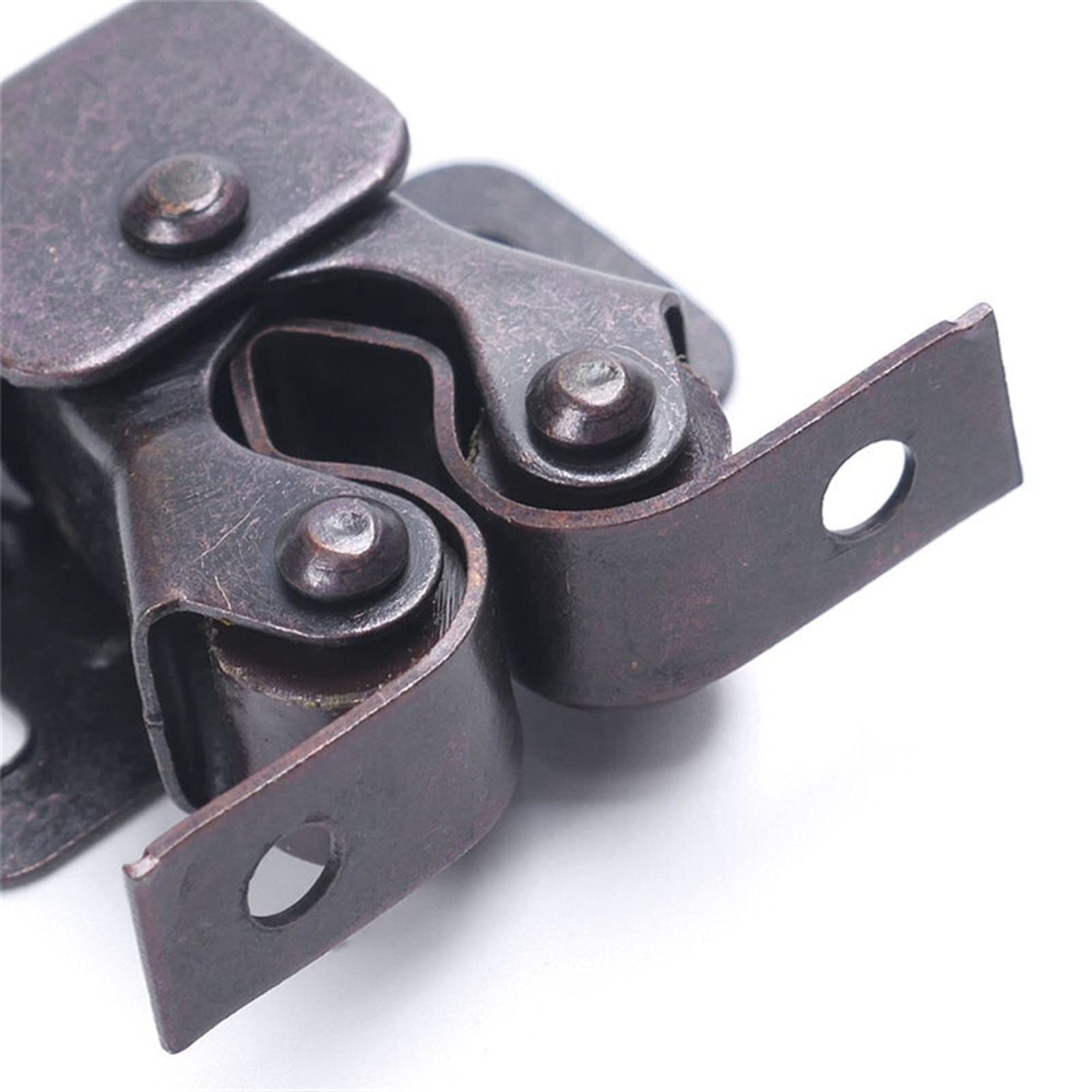 Nvsfzgiyg Bronze Ball Roller Catches Cupboard Cabinet Door Latch Locks Hardware Copper Clip Buckle Handle Home Tool