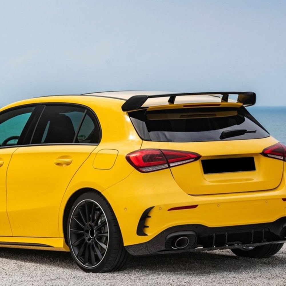 Spoiler paraurti posteriore per Mercedes Classe A W177, A200, A220, design elegante, materiale ABS (nero lucido)