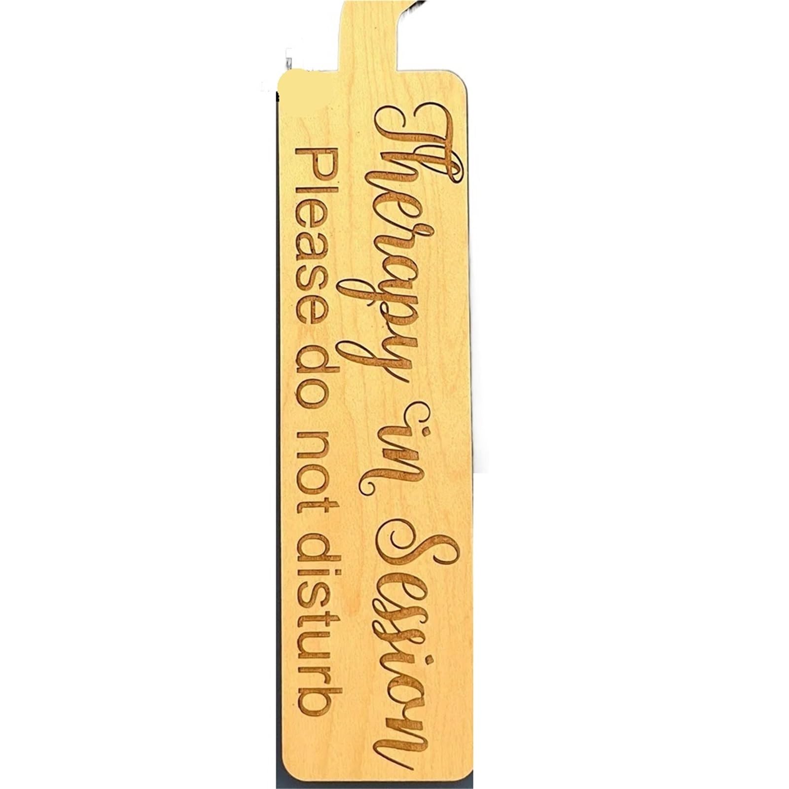 Door Handle Hanging Sign Door Hanger 1PC Please Do Not Disturb Sign, Maple Or Walnut Wood Tag Office Room Decor(Color1)