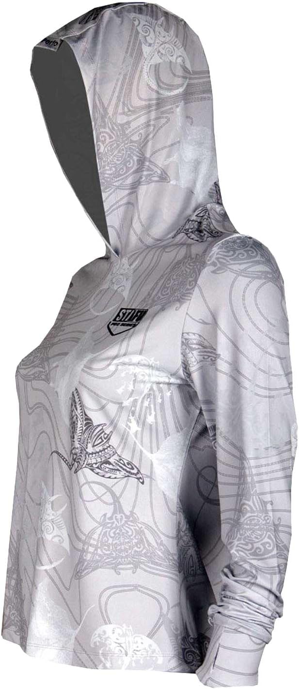 Sirena USA Women's Fishing Hoodie | Long Sleeve UV Protection Shirt for Outdoor, Travel & Water Sports