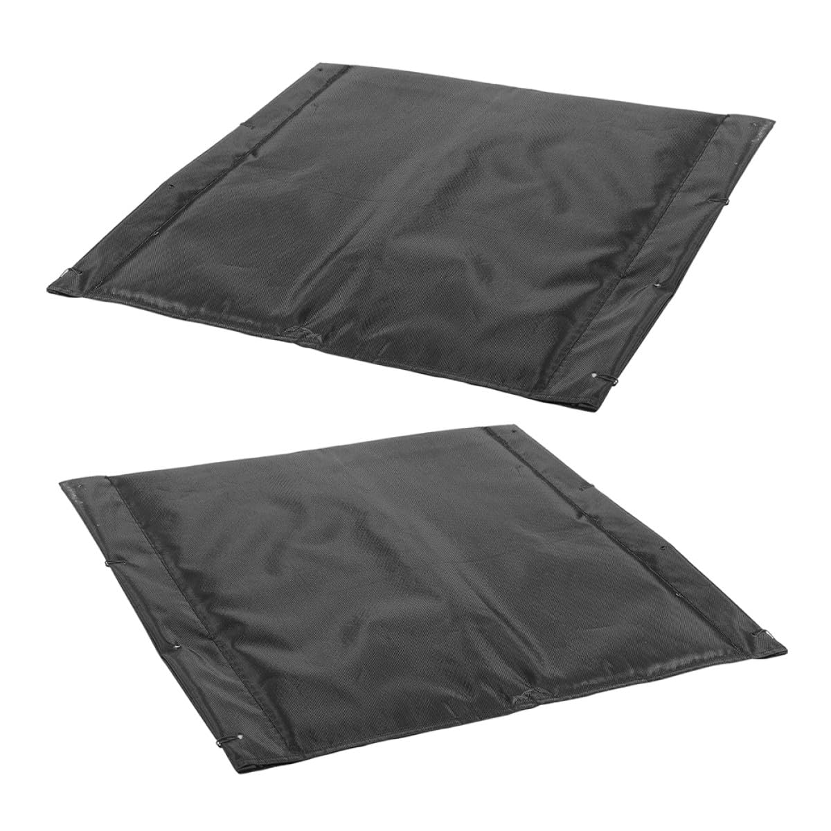 minkissy Cojines para Sillas de Ruedas 2 Piezas Asiento Transpirable Antideslizante de Tela Oxford Gruesa y Espuma Acolchada Funda Resistente y Cómoda para Uso Diario en Movilidad y